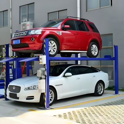 Qualität  Electric Four Post Vehicle Lift 24 Inches Platform Width For Smooth Easy Vehicle Maintenance usine