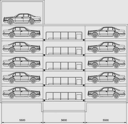Intelligente Autolift-Parkplatz