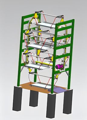 Individuelles vertikales Drehparksystem 6 Stufen Drehparkplatz