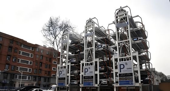 Individuelles vertikales Drehparksystem 6 Stufen Drehparkplatz