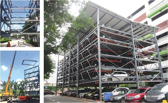 6 Stufen automatischer Parkplatz Garage 2 Tonnen automatischer Parkplatz zu Hause